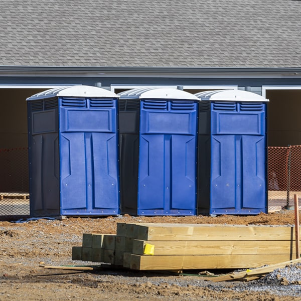 are there different sizes of porta potties available for rent in Dike Texas